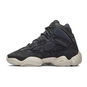 Adidas Men's Black and Cream Sneakers